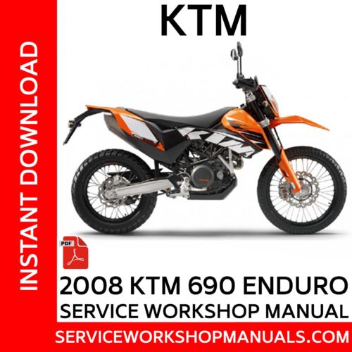 KTM 690 Enduro 2008 Service Workshop Manual