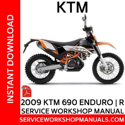 KTM 690 Enduro | R 2009 Service Workshop Manual