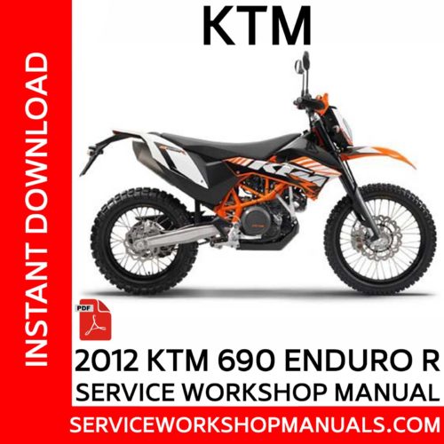 KTM 690 Enduro R 2012 Service Workshop Manual