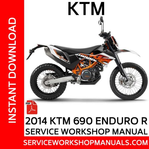 KTM 690 Enduro R 2014 Service Workshop Manual
