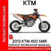 KTM 450 SMR 2013 Service Workshop Manual