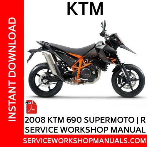 KTM 690 Supermoto | R 2008 Service Workshop Manual
