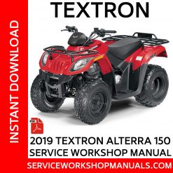 Textron Alterra 150 2019 Service Workshop Manual