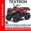 Textron Alterra 300 2019 Service Workshop Manual