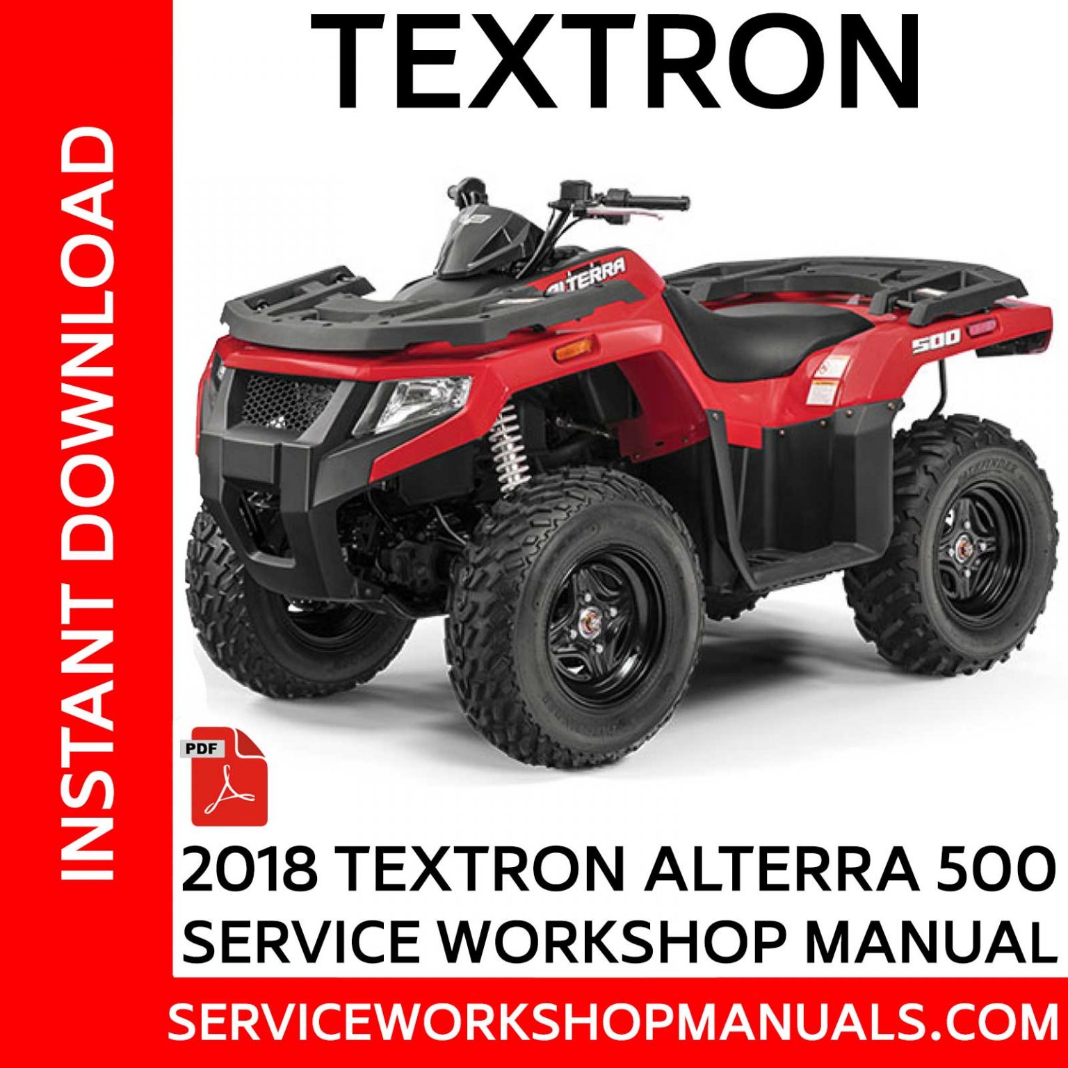 Textron Alterra 500 2018 Service Manual Service Manuals