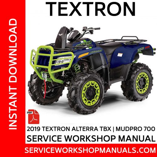 Textron Alterra TBX | MudPro 700 2019 Service Workshop Manual