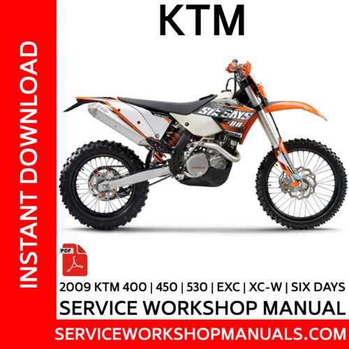 KTM 400 | 450 | 530 | EXC | XCW | Six Days 2009 Service Workshop Manual