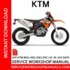 KTM 400 | 450 | 530 | EXC | XC-W | Six Days 2011 Service Workshop Manual
