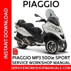 Piaggio MP3 500ie Sport Service Workshop Manual