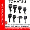 Tohatsu 1 & 2 Cylinder Outboard Motor Service Workshop Manual