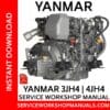 Yanmar 3JH4 | 4JH4 Service Workshop Manual