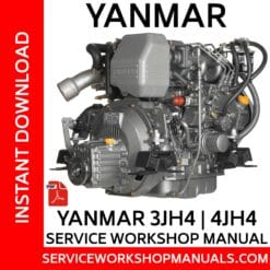 Yanmar 3JH4 | 4JH4 Service Workshop Manual