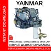 Yanmar SD20 | SD30 | SD31 Sail Drive Unit Service Workshop Manual